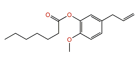 3-Allyl-6-methoxyphenyl heptanoate